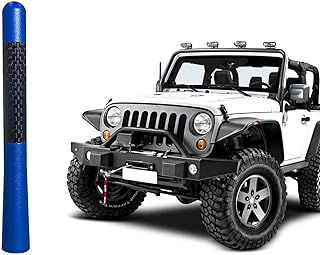 اريال راديو سيارة بطول 4.7 بوصات من واتستار مصنوع من ألياف الكربون، يوفر استقبالًا ممتازًا لإشارات AM/FM، مع تصميم شامل يناسب معظم السيارات، لون أزرق