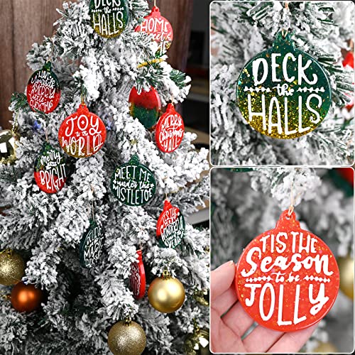Image of Sakolla Christmas Resin Molds 2 Pack Christmas Silicone Molds Ornaments Resin Molds Round Shape Lettered Pendant for Epoxy Resin Casting DIY Jewelry Keychain Snowflakes Crafts