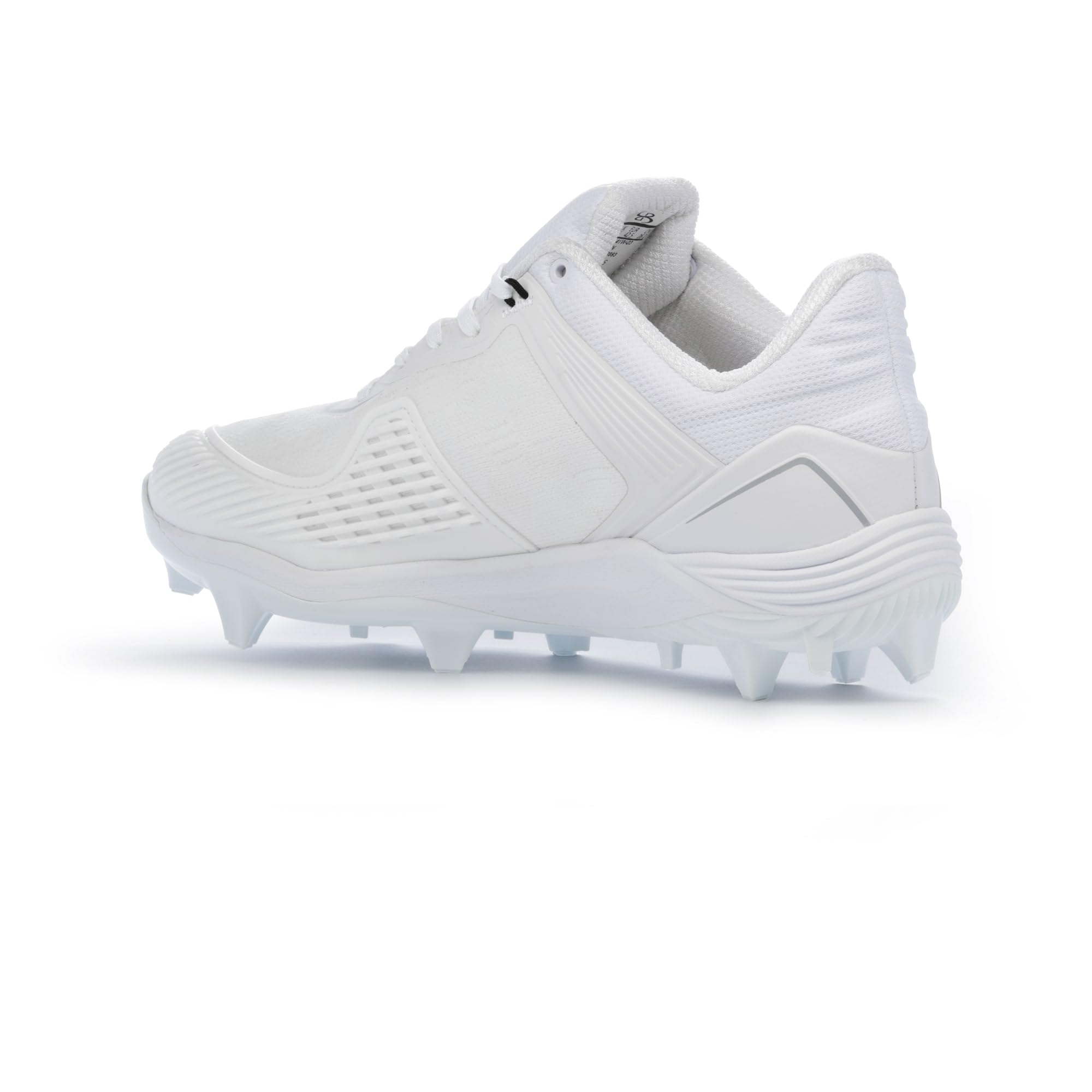 Boombah Viper Pureknit Women's Molded Cleat - Status Pitching Toe White/White - Size 9.5