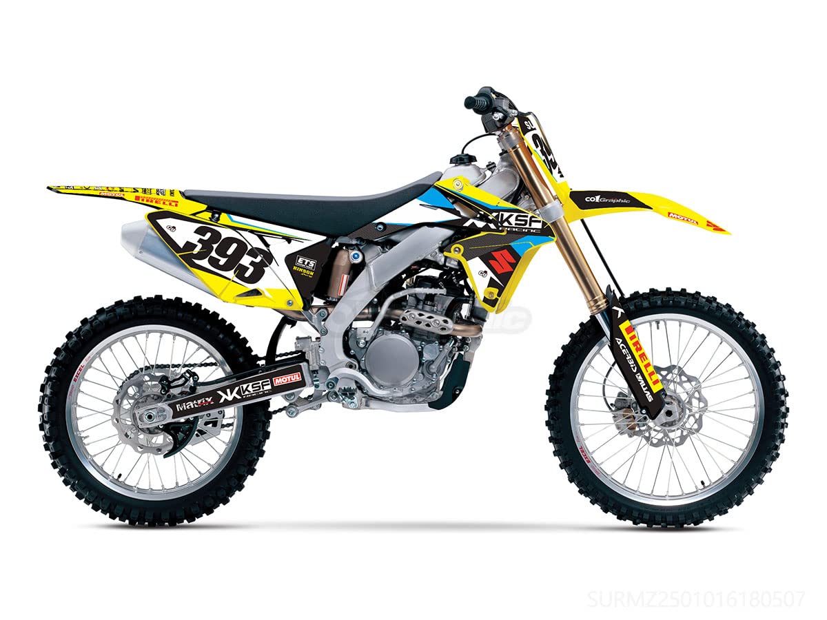 GRAPHICS DECALS STICKERS FULL KIT FOR SUZUKI RMZ 250 2010-2018
