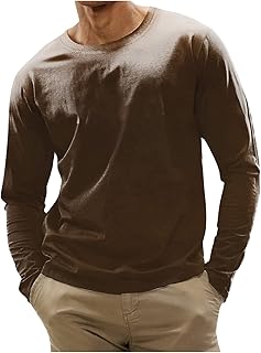 Men's Classic Stylish Vintage Pullover Novelty Personalised Tops Regular Custom Sweatshirt Stretch Oversize Jumper Baggy Long Sleeve Shirt Y2k Top Blouse