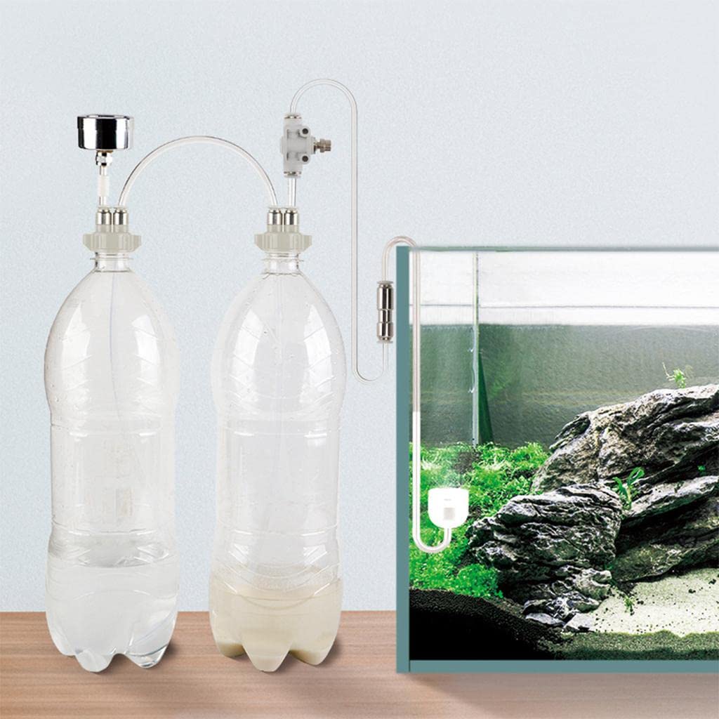 de Generador de CO2 para Bricolaje, Tapas de Botellas para Acuario de Plantas de de Peces Frescos