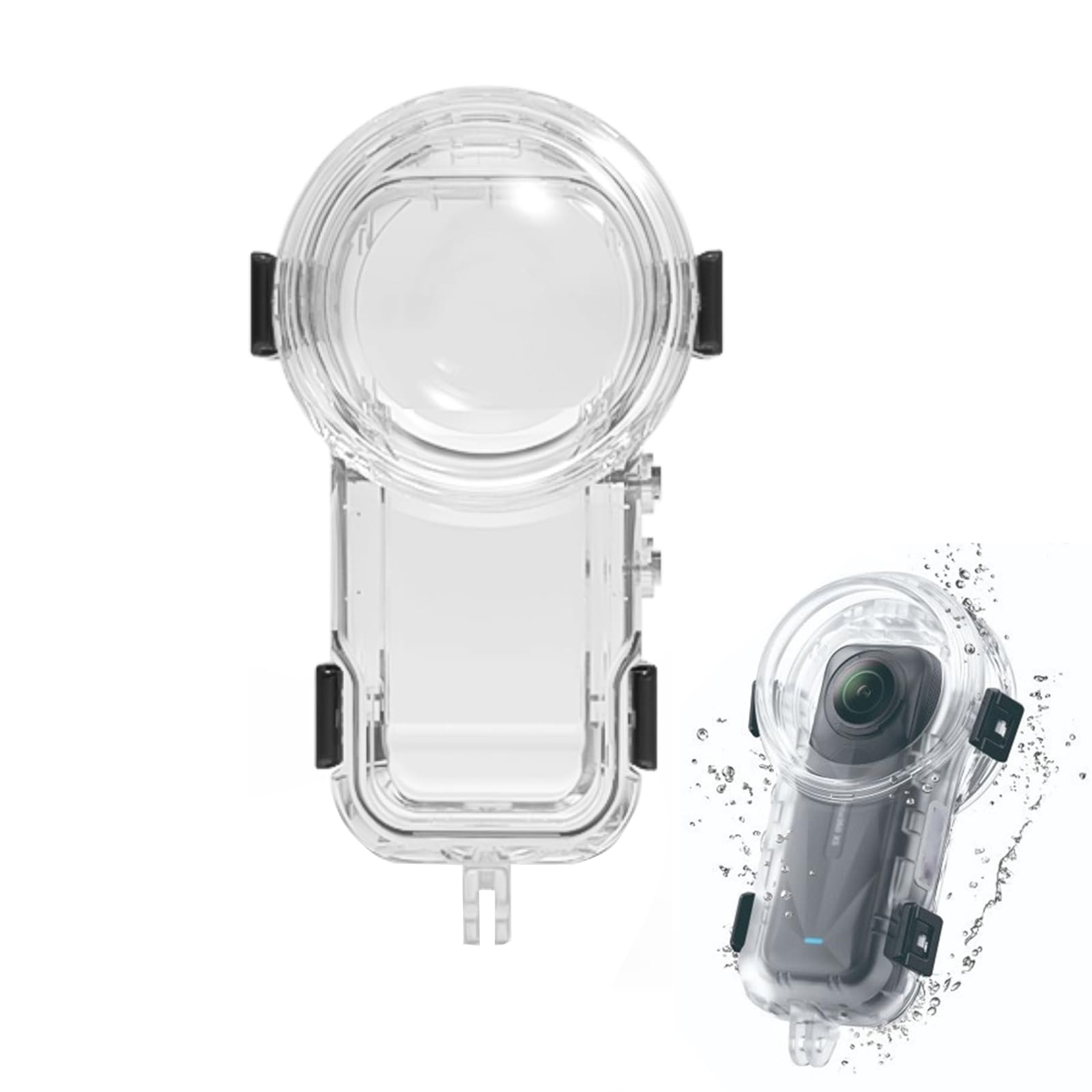 Amazon | Insta360 X5見えない潜水ケース 360°シームレス撮影 防水深さ