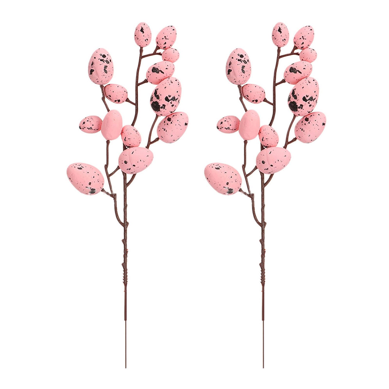 Buxuaaaa A Buxuaaa Lovely Easter Flower Skewers Display Rtificial Flower Branch Easter Eggs Rtificial Bouquets Gift Party Decors