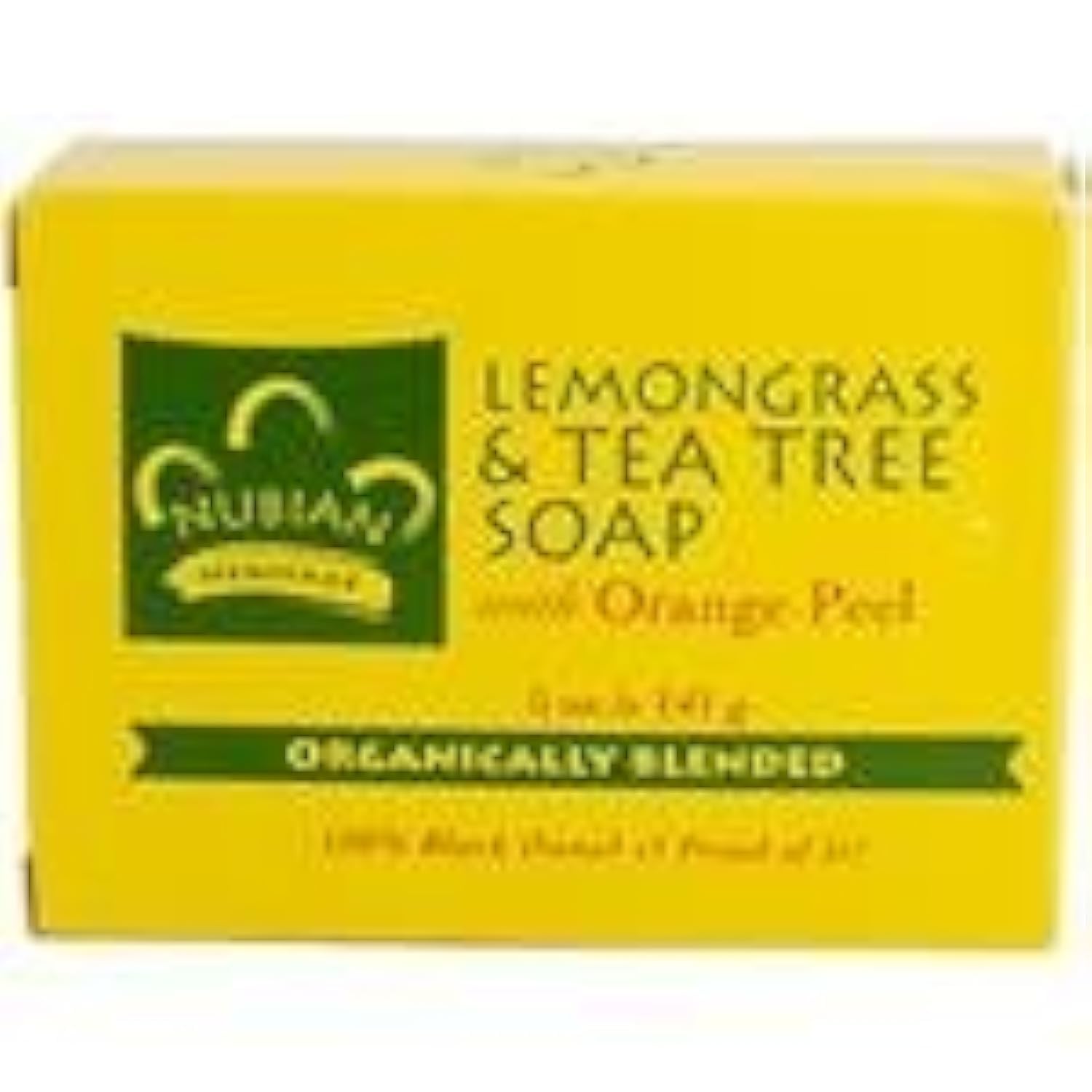 Nubian Lemongrass and Tea Tree Soap (5 oz.) (Six Pack) by Healthcare
