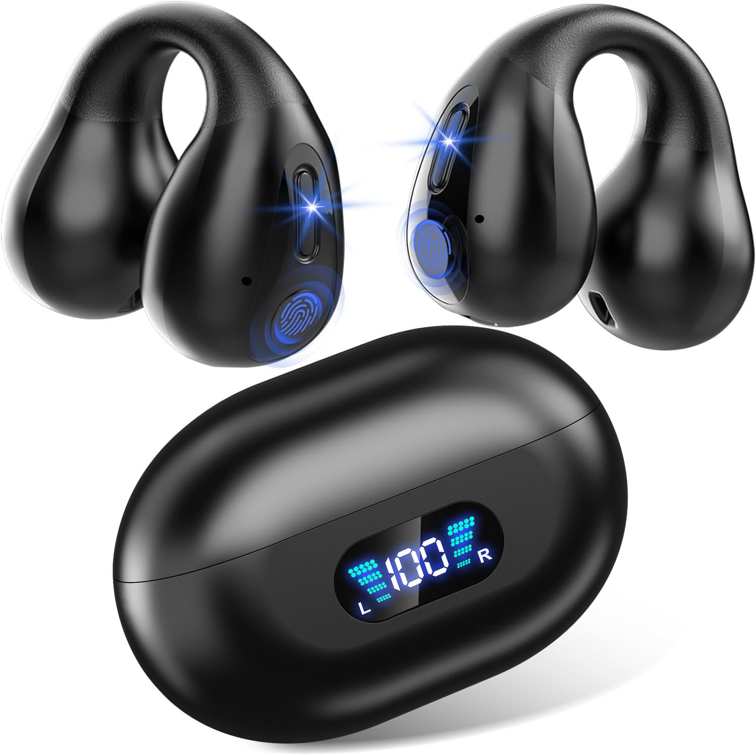 Amazon.co.jp: イヤーカフ イヤホン 骨伝導 イヤホン bluetooth