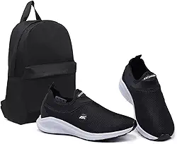 Tênis Ortopédico Unissex Tipo Meia Ascension + Mochila Basica | Calce Fácil, Leve, Confortável – Ideal para Caminhada, Academia e Uso Diário