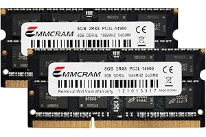 16GB DDR3L 1866MHz Non-ECC SODIMM RAM for Laptop