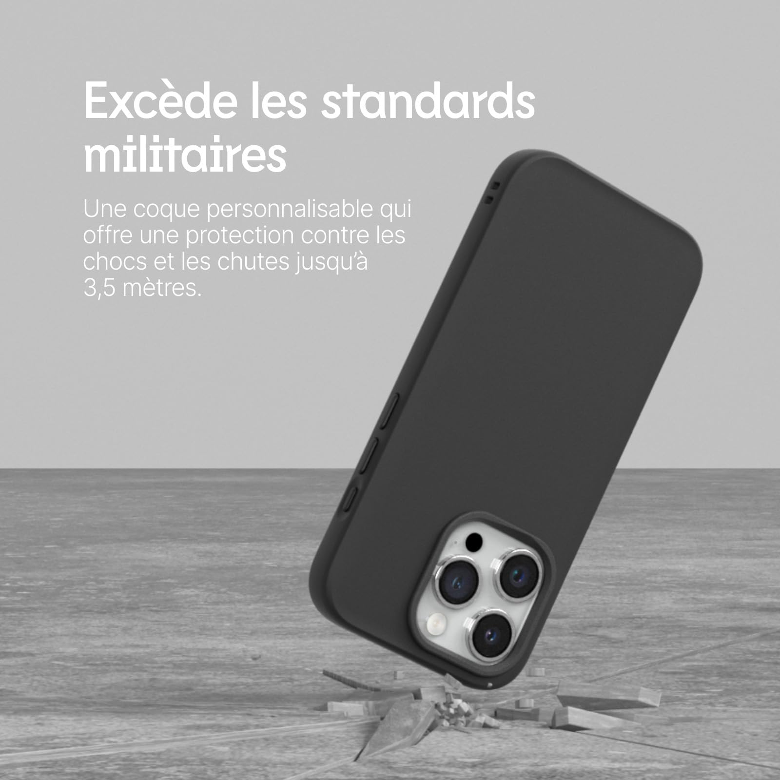 RhinoShield Coque SolidSuit avec MagSafe pour iPhone 14/13