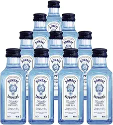 Miniatura Gin Bombay Sapphire 50ml - Pack c/ 10 unidades