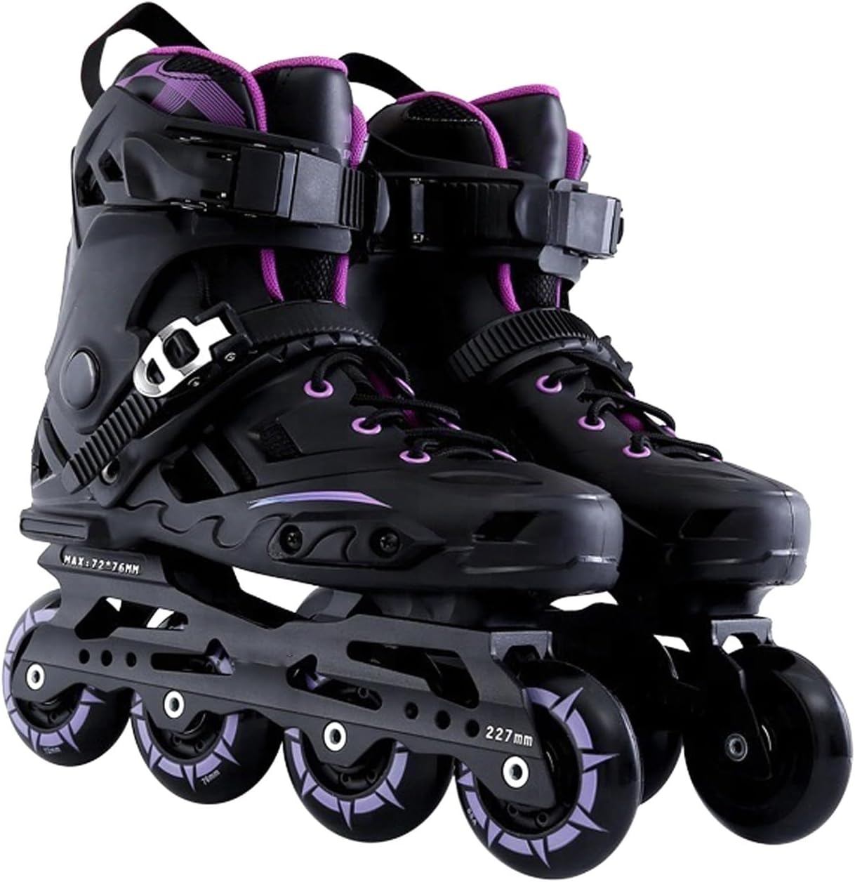 Professional Inline Speed Skating Shoes for Adult Single Row Roller Blades Professional Racing Rollerblades Beginner Outdoor Sports Fitness Men Women