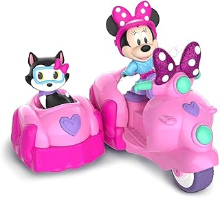 Minnie, Véhicule avec 1 Figurine 7,5 cm et 1 Accessoire, Différents Modèles Disponibles, Jouet pour Enfants Dès 3 Ans, Mcn18