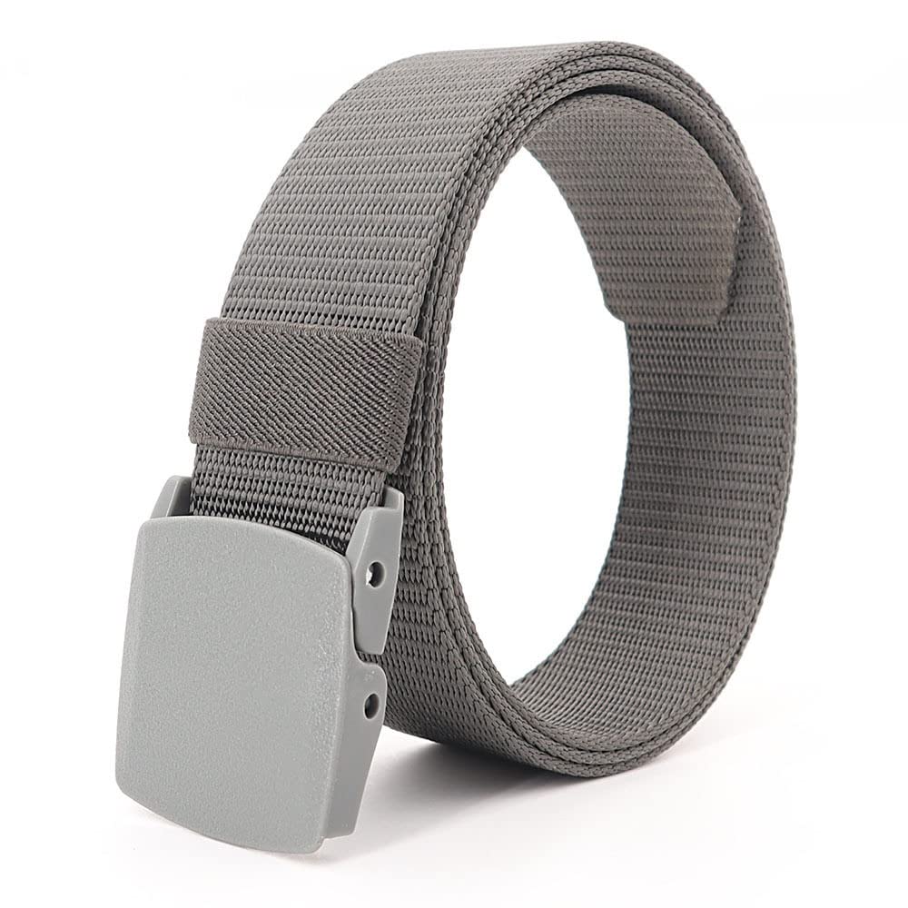 FOOOZ Tactical Waist Belt for Men Outdoor Plus Size 170 130 140 150 160cm Jeans Belts Nylon Strap Pants with Plastic Buckle