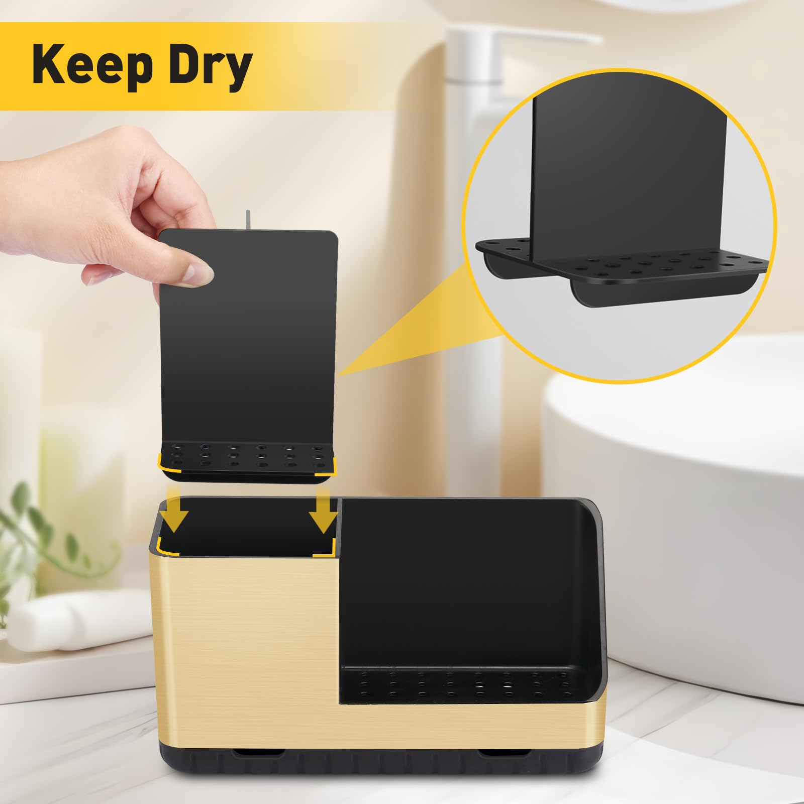 PARKMANI Toothbrush Holders for Bathroom Countertop Kids Electric Toothbrush and Toothpaste Holder - Image 4