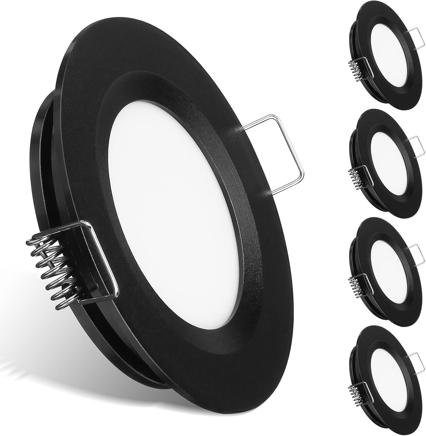 4x 12V LED Einbauleuchten Wohnmobil - 3W Spot Flach Strahler Für Boot & Wohnwagen