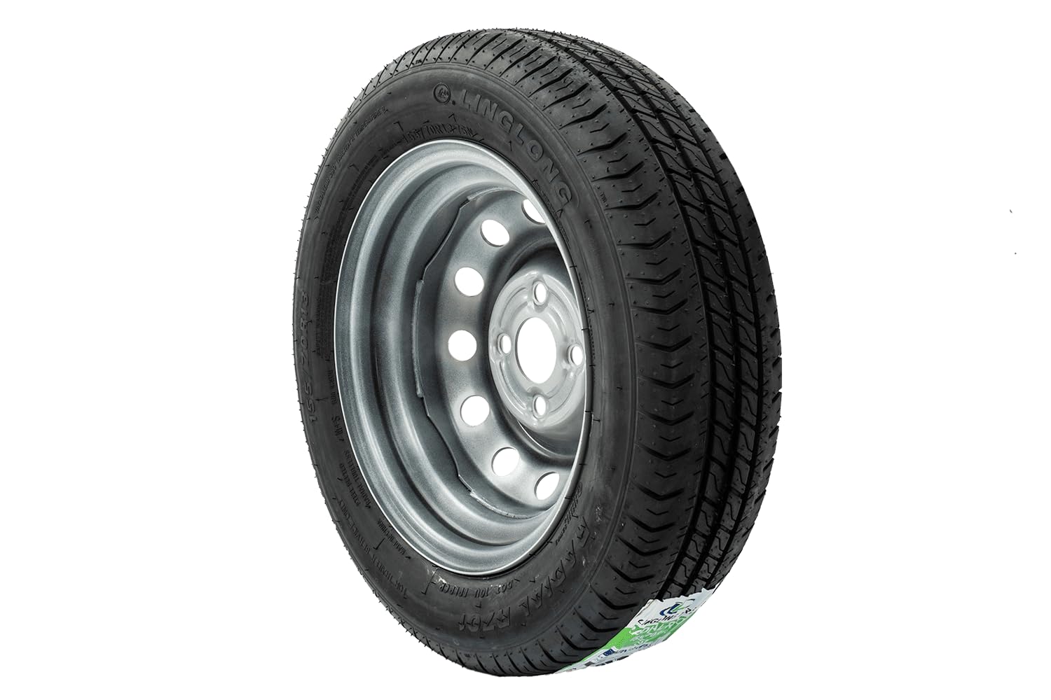 UNITRAILER Set di ruote per rimorchio 155/70 R13 LINGLONG con cerchi in acciaio