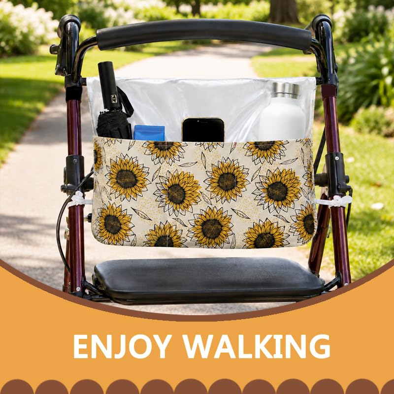 LeCorner Armchair Caddy, Remote Holder Couch Bedside Bag, Cute Walker Bag - image 8