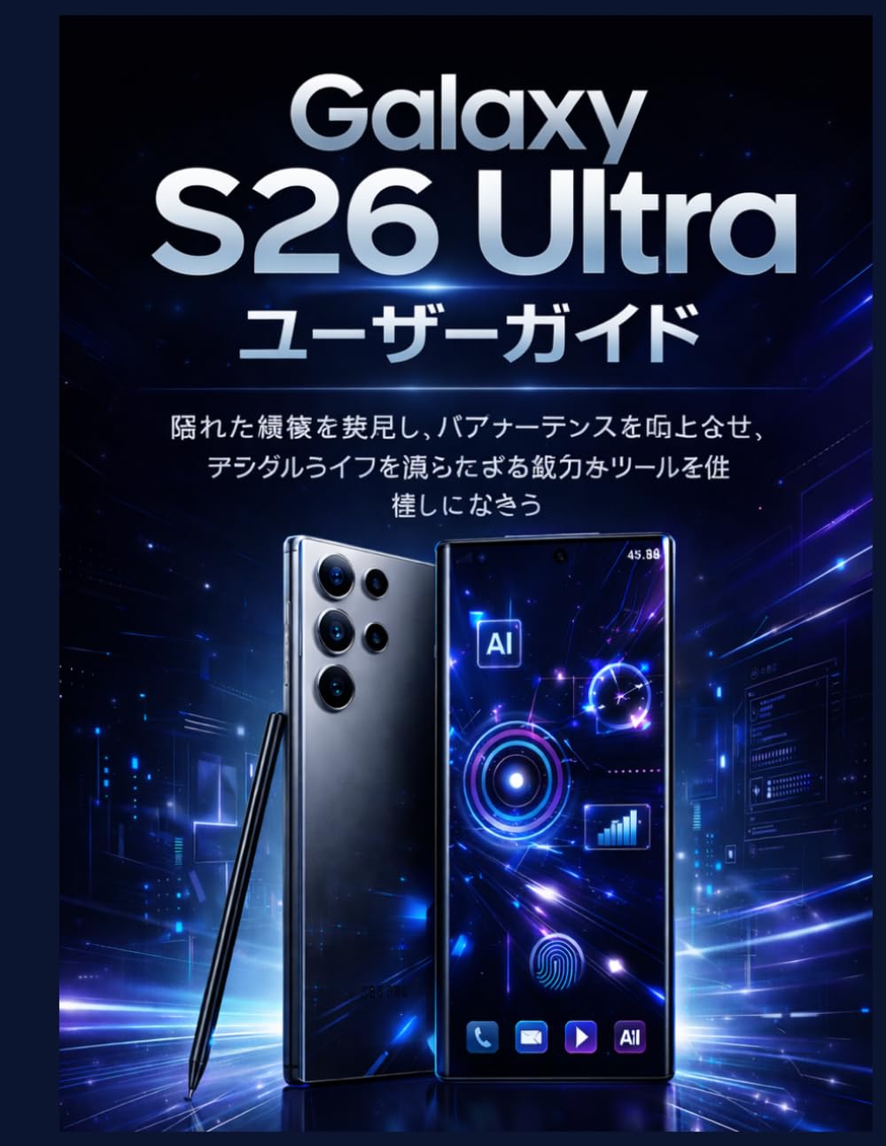 Galaxy S26 Ultra ユーザーガイド: 隠れた機能を発見し、パフォーマンスを向上させ、デジタルライフを豊かにする強力なツールを使いこなそう