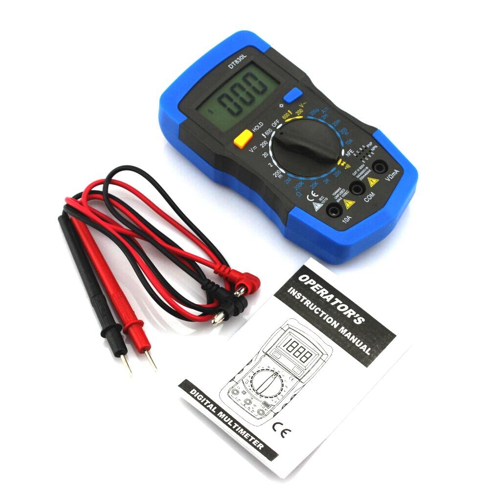 Home Electrical Tester Digital LCD Voltmeter Ammeter Ohmmeter