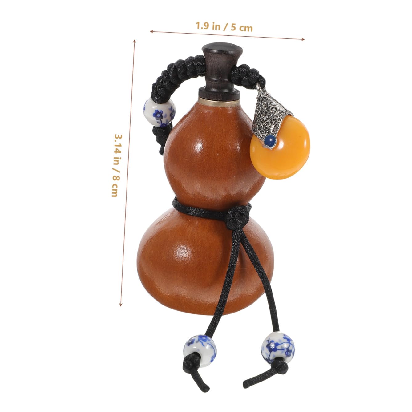 Cabilock Retro Kürbisflasche aus Natürlichem Material Auslaufsicherer Weinhalter mit Kreativem Kalebassen design Dekorativer Likör flaschenhalter für Zuhause Bar Hotel Praktische Kleine