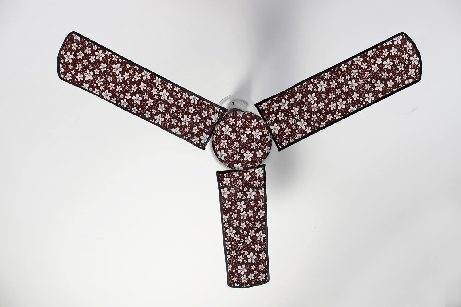 Stylista Waterproof & Dustproof Three Blade Ceiling Fan Cover with attachable Enclosure Set of 1 Fan Cover Floral Pattern Grey (B099WZ6QPW) Amazon Price History, Amazon Price Tracker