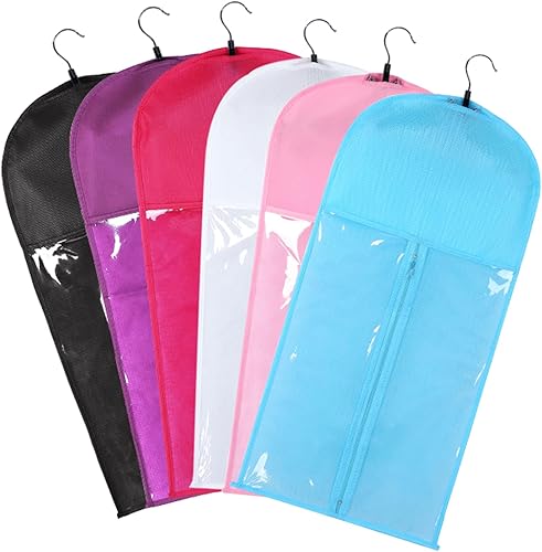 Miniatura 9 de Bolsas de almacenamiento para peluca con colgador - Soporte de extensión de cabello para peinar - 3PCSROSA