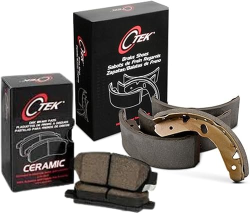 Miniatura 1 de Pastillas de freno de cerámica centradas delanteras y traseras más zapatos para Suzuki Esteem 1995-2002