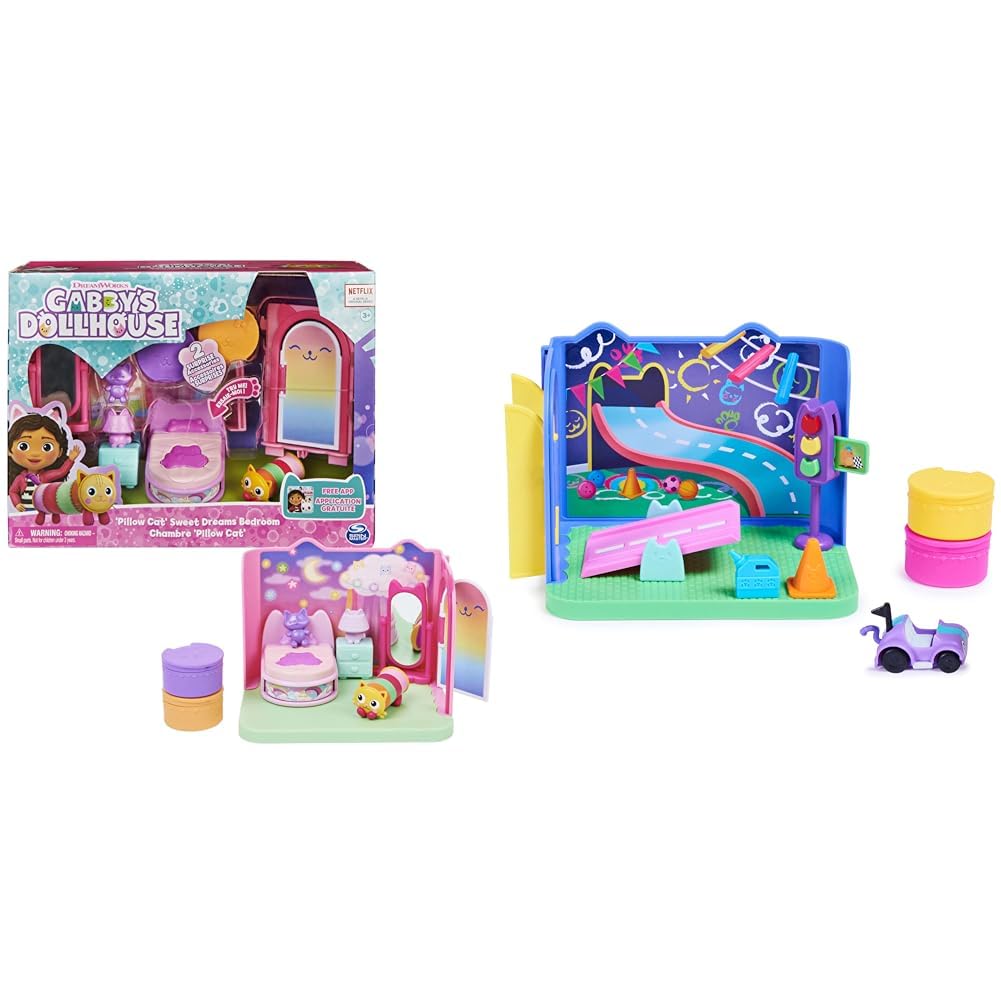 LA CASA DE MUÑECAS DE Gabby-EL Dormitorio DE SUEÑIGATA-El Dormitorio de Sueñigata & LA CASA DE MUÑECAS DE Gabby - Sala DE Juegos DE Carlita