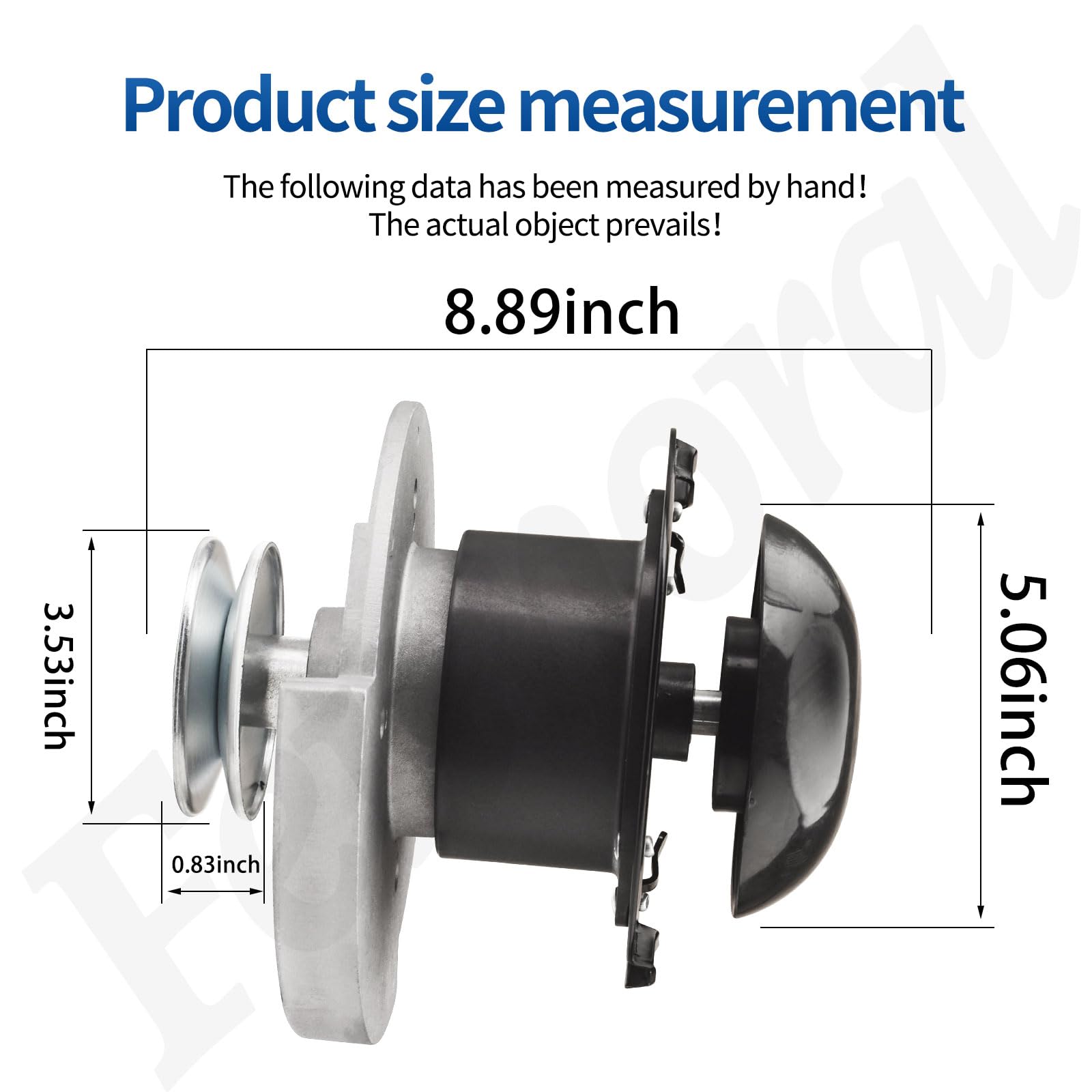 Fennoral 596878501 - Conjunto de husillo de cabezal de recortadora con línea de recortadora compatible con Husqvarna Poulan 180333 172342 532180333 HU 625 WT PR22WT, WT420, J625HWT