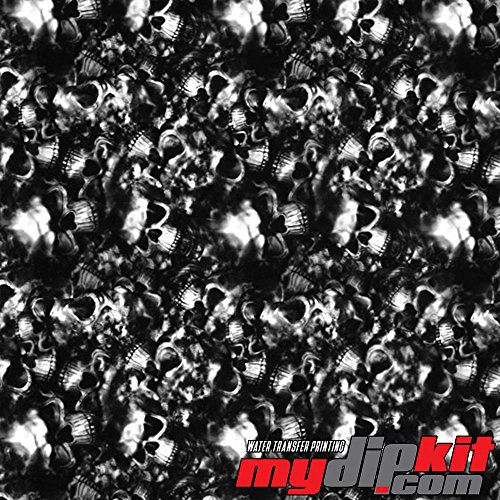 Hydrographic Film - Water Transfer Printing - Hydro Dipping - X-Ray Skulls - DD-696