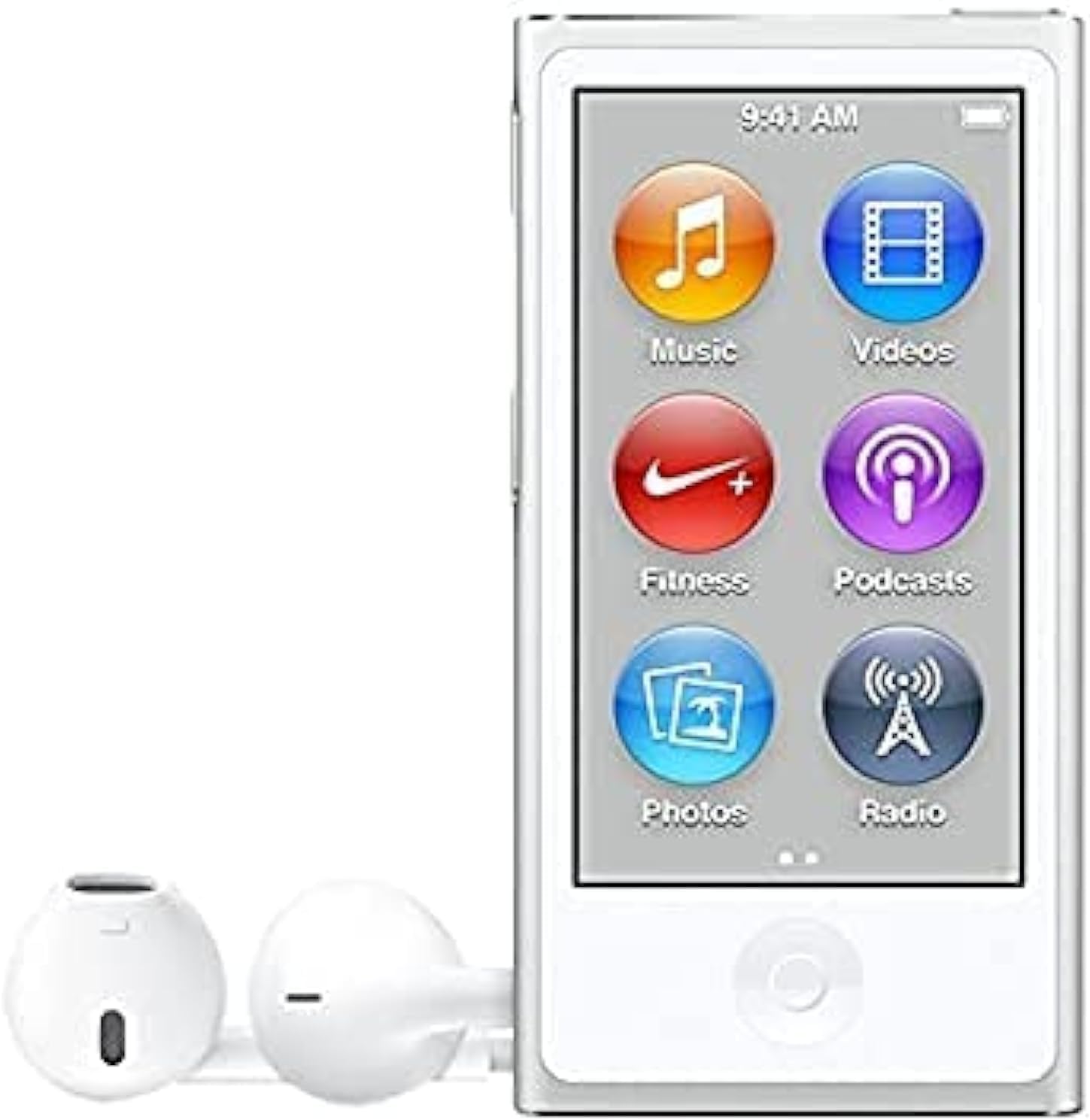 Mplayer Music iPod Nano 7th Generation 16gb Silver Packaged in Plain White Box