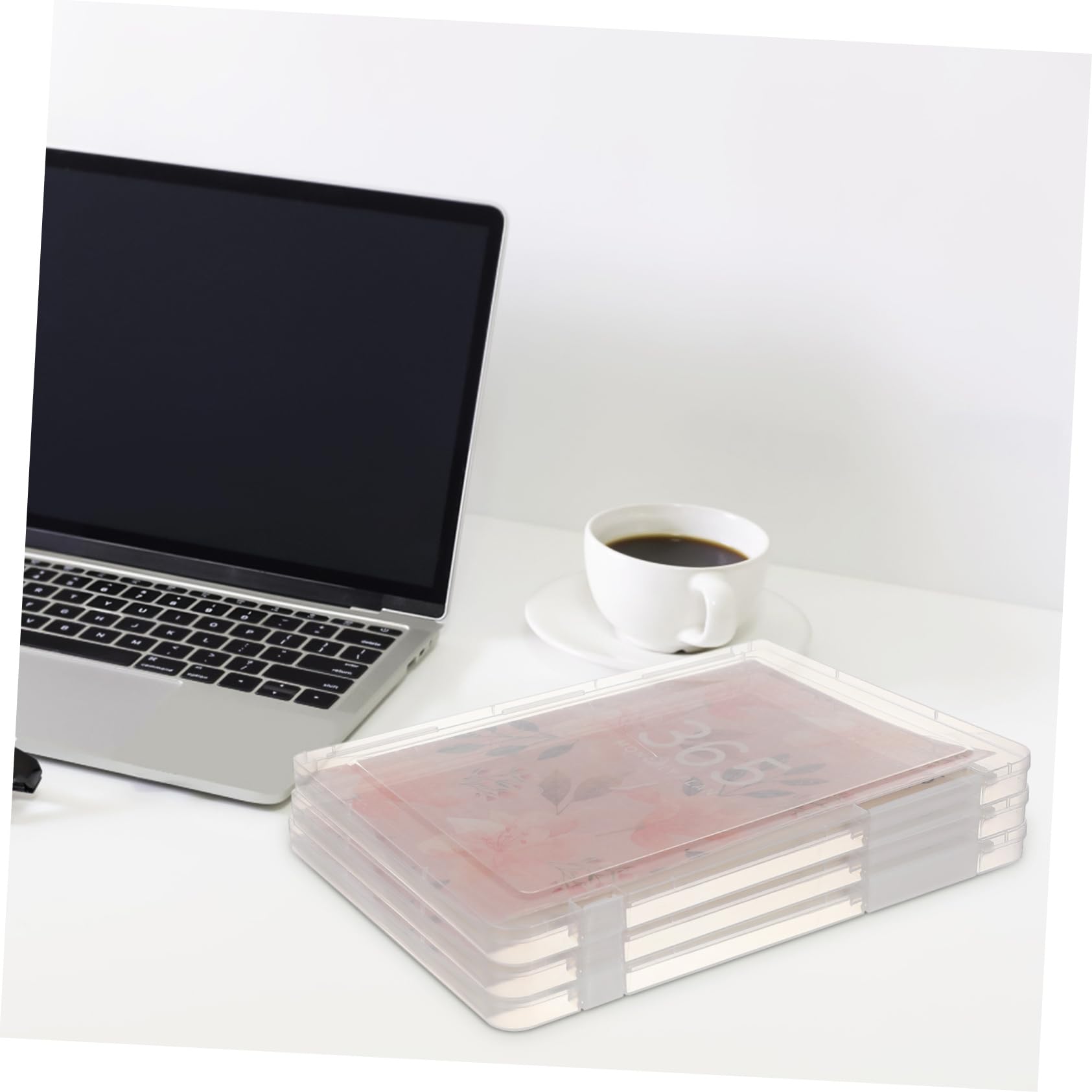 NUOBESTY 6stücke Transparente aus Kunststoff für Büro und Schule zur Aufbewahrung von Papier und Dokumenten mit Klarem Design