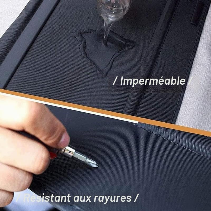 Étagère Arrière Rétractable De Coffre pour Peugeot Rifter 2018 2019 2020 2021 2022 2023 2024, Coffre Cover RéTractable Plage ArrièRe Chargement Panel Chargement Panel Luggage, Noir