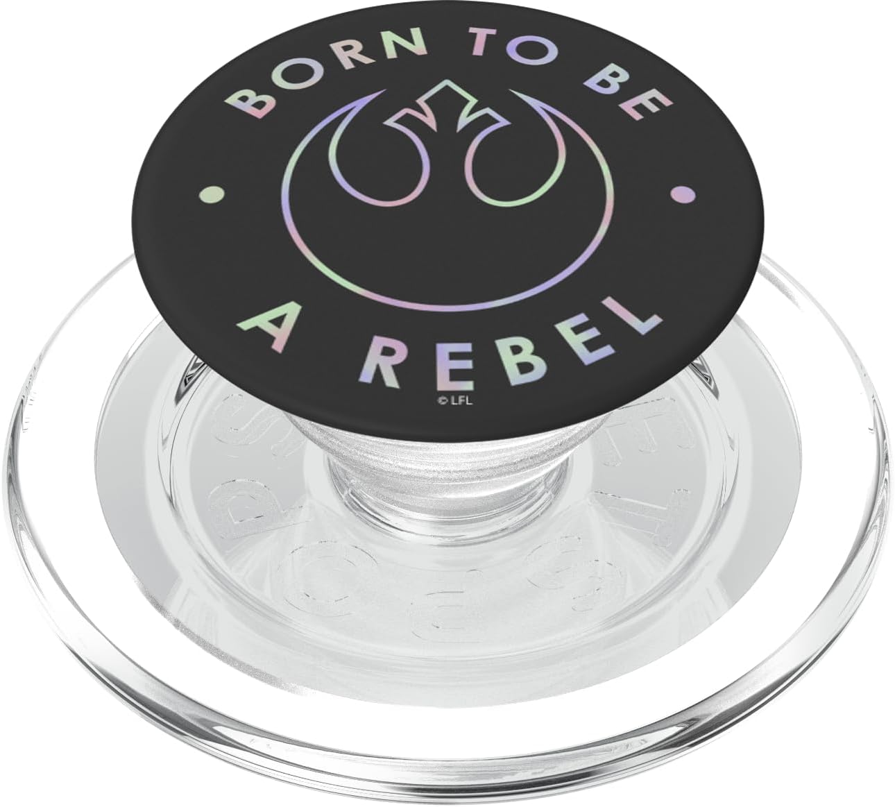 Star Wars Born To Be A Rebel Holographic PopSockets PopGrip for MagSafe