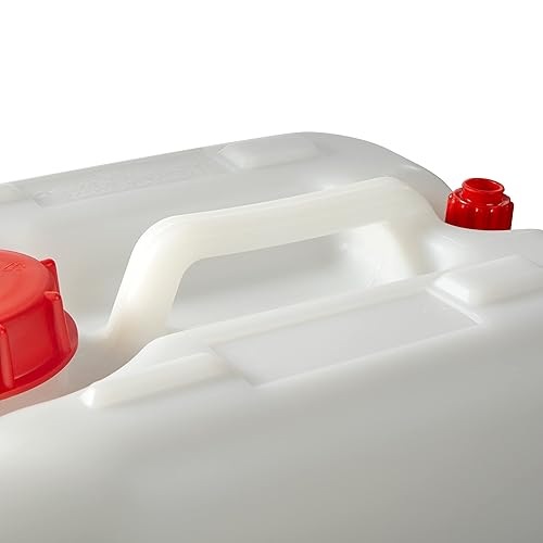 Miniatura 7 de Consolidated Plastics Carboy apilable de 5 galones con tapa y mango a prueba de fugas, grado alimenticio de HDPE, sin BPA, fabricado en Estados