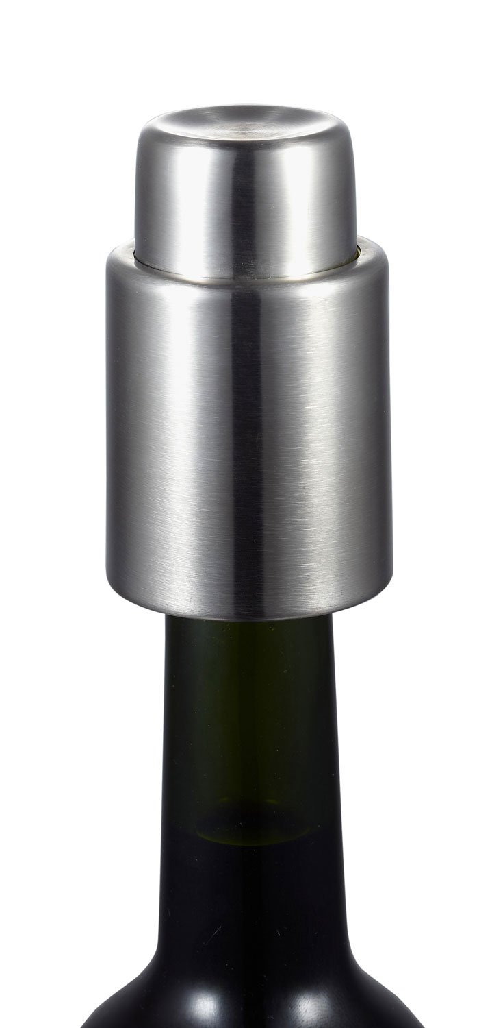 Visol Vacustopper Stainless Steel Vacuum Wine Stopper / Saver , Silver