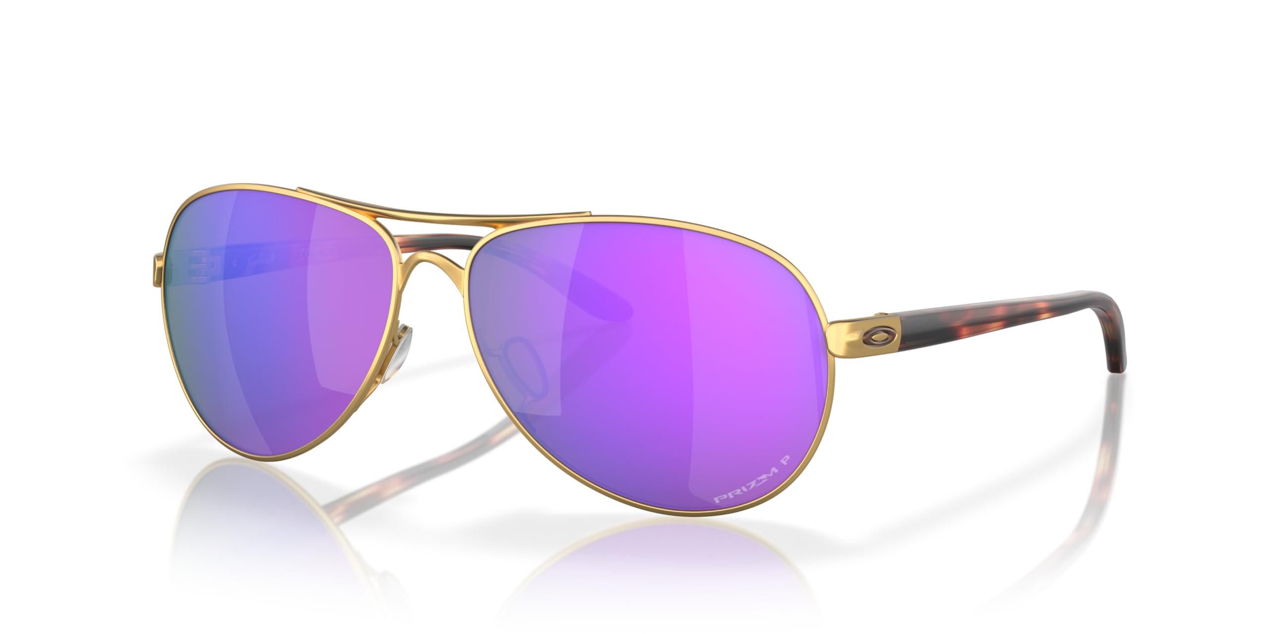 Oakley Women's OO4079 Feedback Aviator Metal Sunglasses