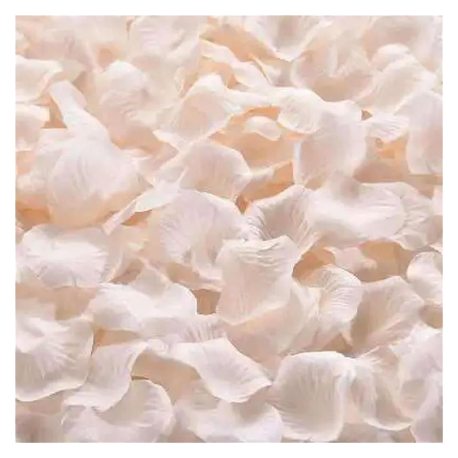 BPABDEITR Artificial Silk Rose Petals Multicolor 1000/3000 Pcs Wedding Decoration(Champagne,1000pcs)