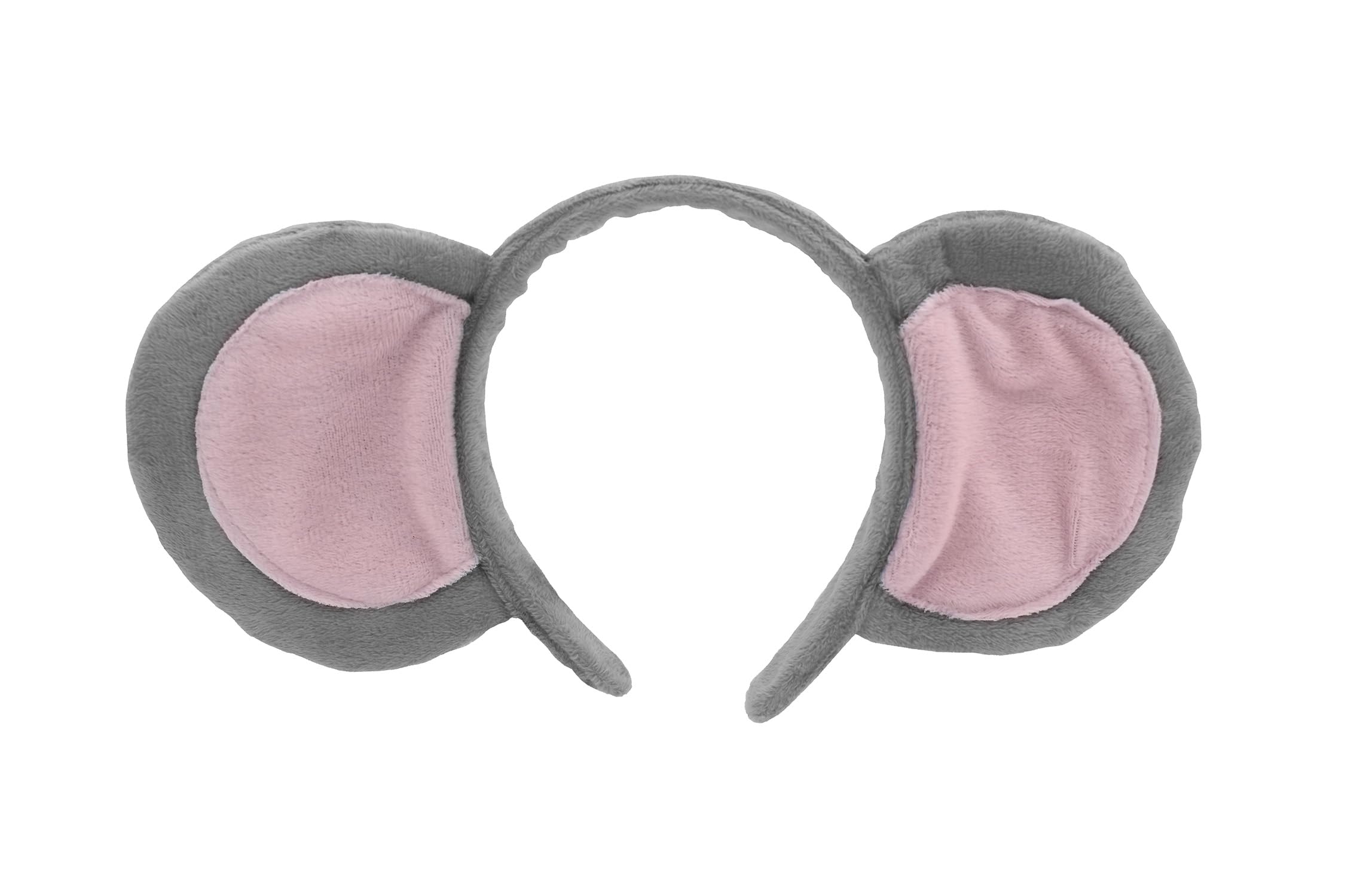 Nicky Bigs Novelties Unisex Adult Gray Mouse Ears Headband Tail Nose Halloween Accessory Set, One Size, Gray