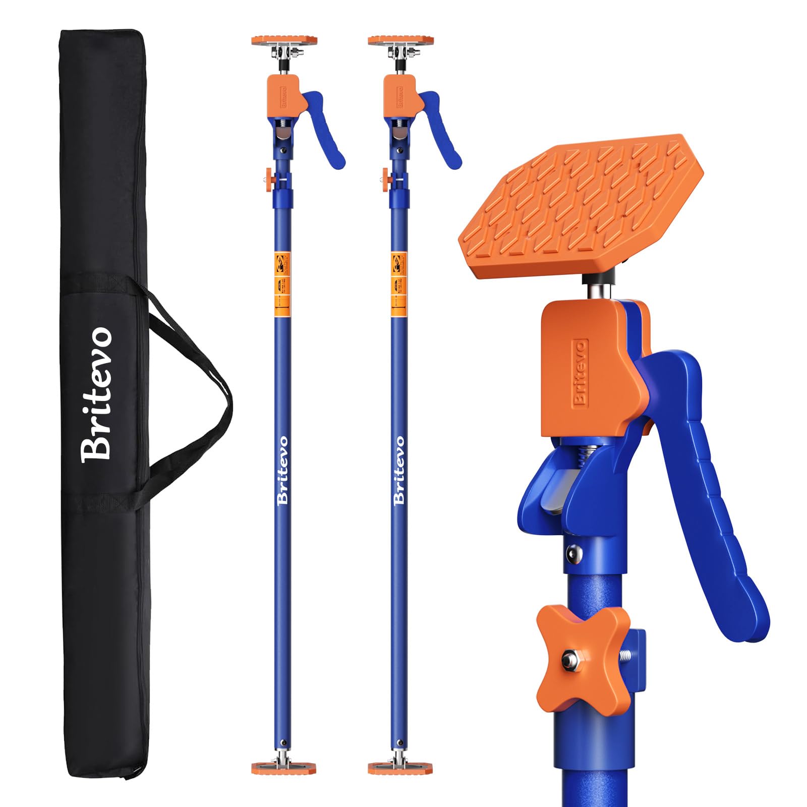 Britevo 2PK Adjustable Telescopic Support Pole