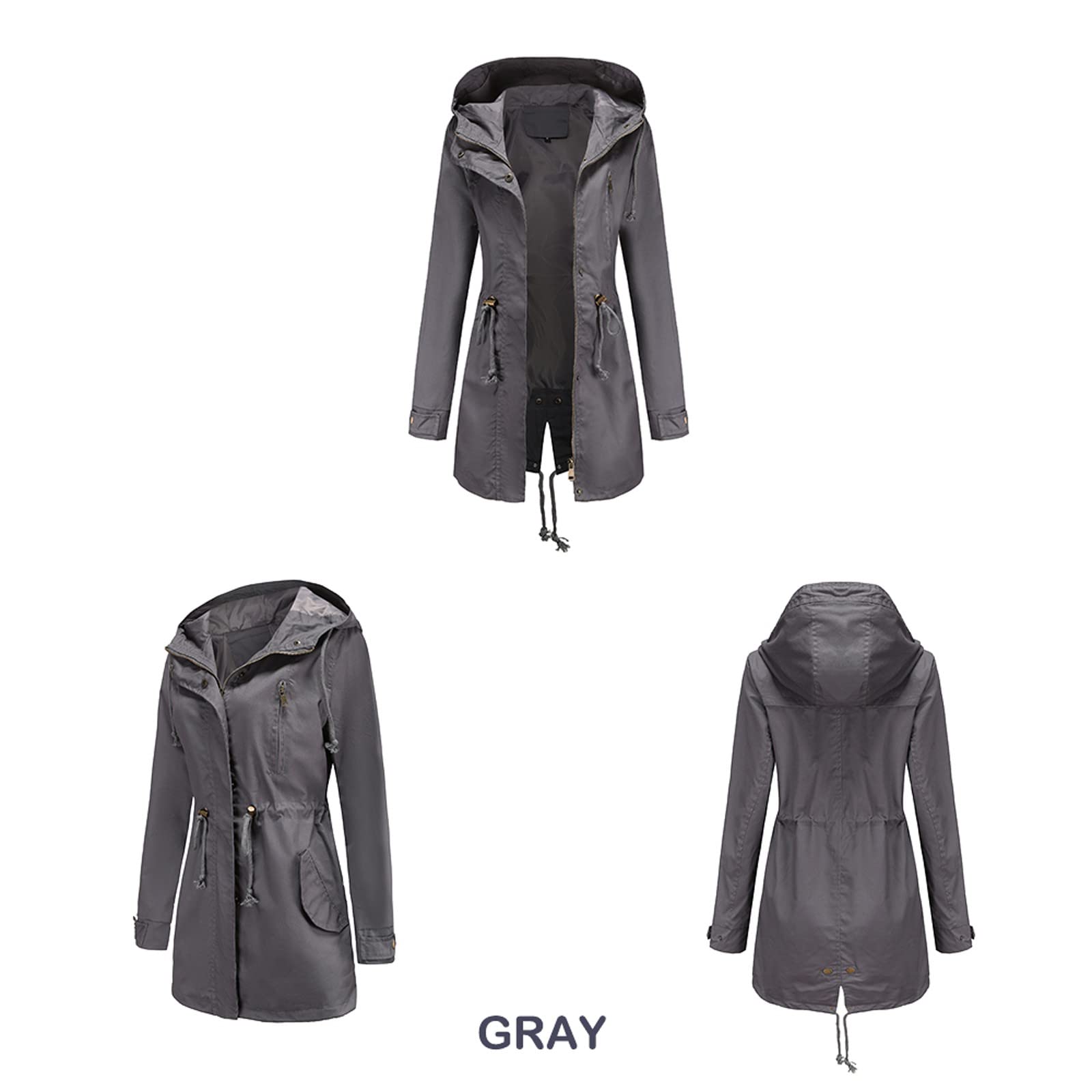 Giacca Leggera Da Donna Active Outdoor Trench A Con Cappuccio Leggero Taglie Forti Per Ragazze Cappotto Ragazza Invernale Vento Antivento Trekking Anti Pioggia Womens Rain Jacket