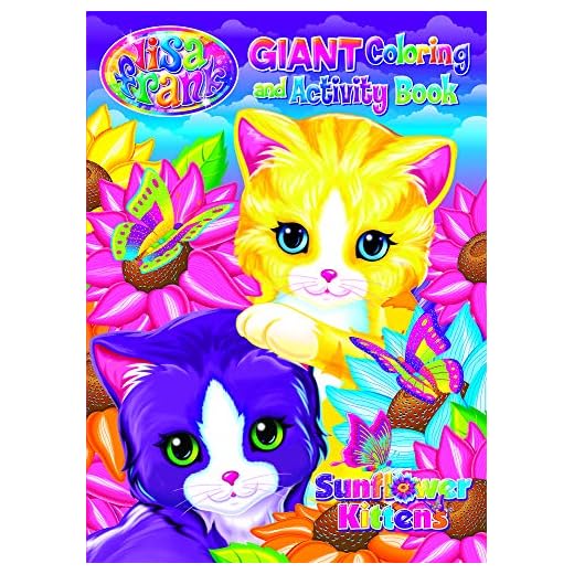 Lisa Frank Giant Coloring & Activity Book - Sunflower Kittens