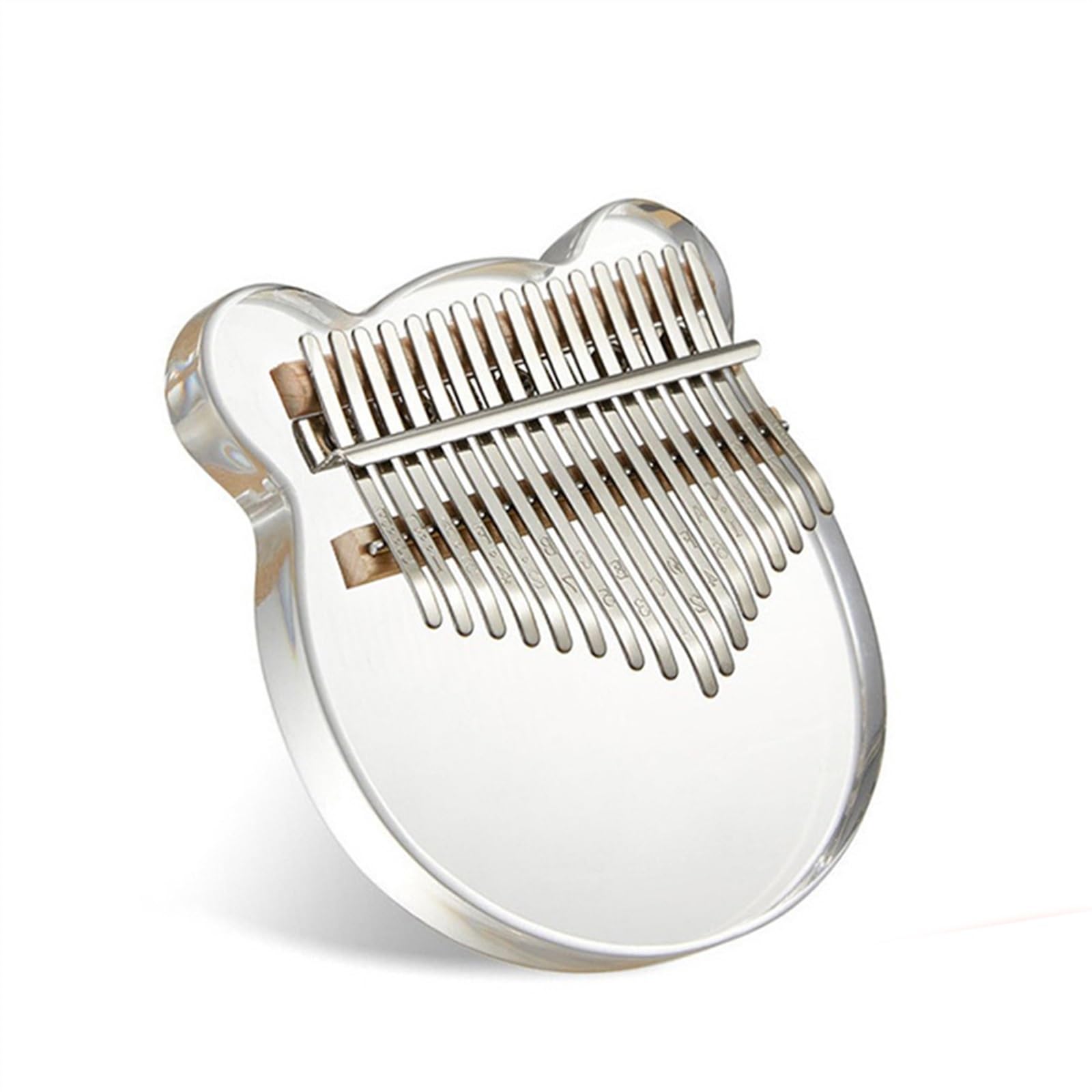 Kalimba Daumenklavier Anfänger Kabarin 21-Ton Fingerklavier Transparentes Instrument