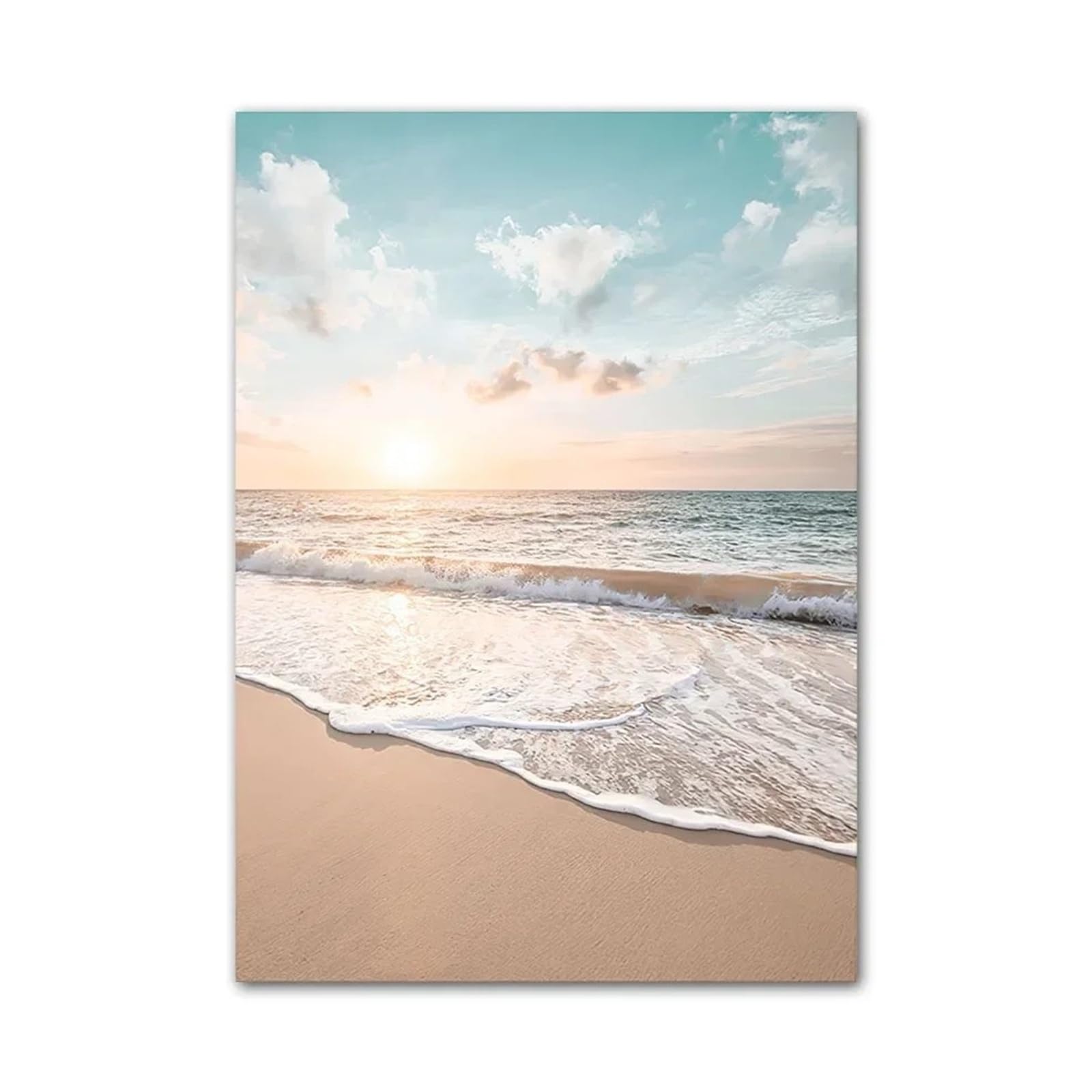 Xenite G Wall Art Canvas Prints Nordic Posters And Prints Wall Pictures Beach Castle Car Stairs Sea Shells Quotes Canvas Paintin For Livin Room Decor(,50X70cm)