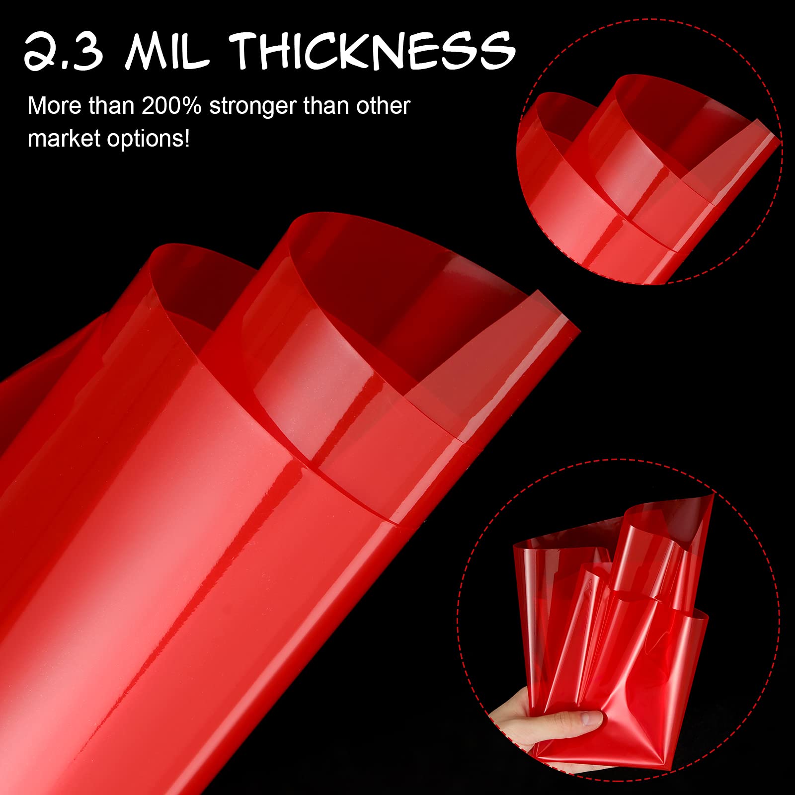 Clear Cellophane Wrap Roll 31.5 In X 110 Ft, 3 Mil Thickness Cellophane Rolls For Gift Baskets