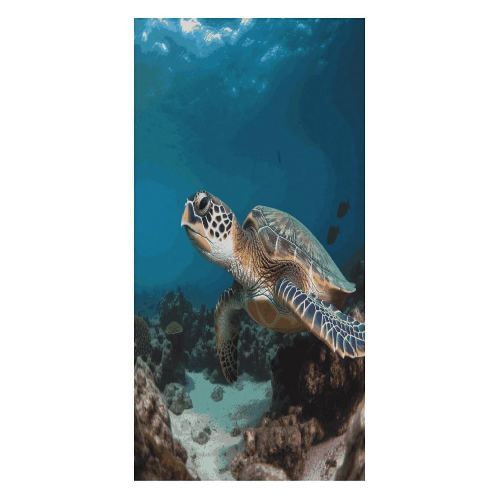 Adfgyerh Unisex Style Sea Turtle Bath Towels Beach Towel Lightweight Quick Dry, Bath Towel For Travel Sports Pool Swimming Bath Camping Yoga Adults160x80cm
