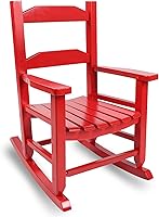 Vista 13 de Mecedora de madera para niños pequeños, cómoda mecedora reclinable para edades de 3 a 6 años, silla de bebé para interiores y exteriores, sala