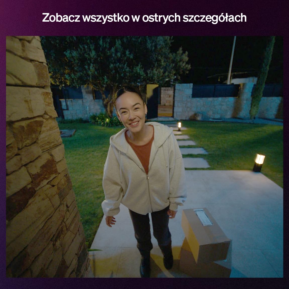Philips Hue Secure Inteligentny dzwonek wideo, 2K, szeroki kąt, powiadomienia, integracja z oświetleniem Hue, rozmowa dwukierunkowa, realistycznie oddane kolory, noktowizor, czarny