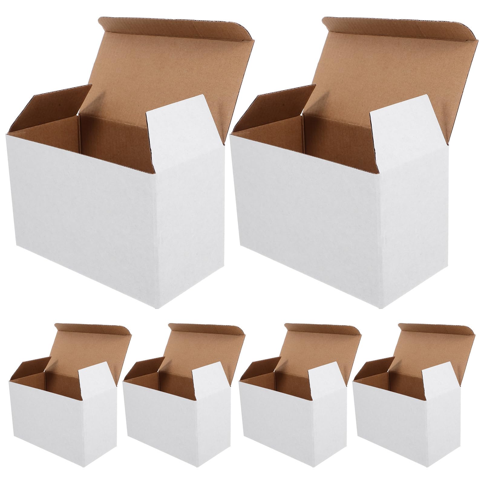 Caja de cartón corrugado para transporte y almacenamiento seguro de objetos ligeros pack de 10