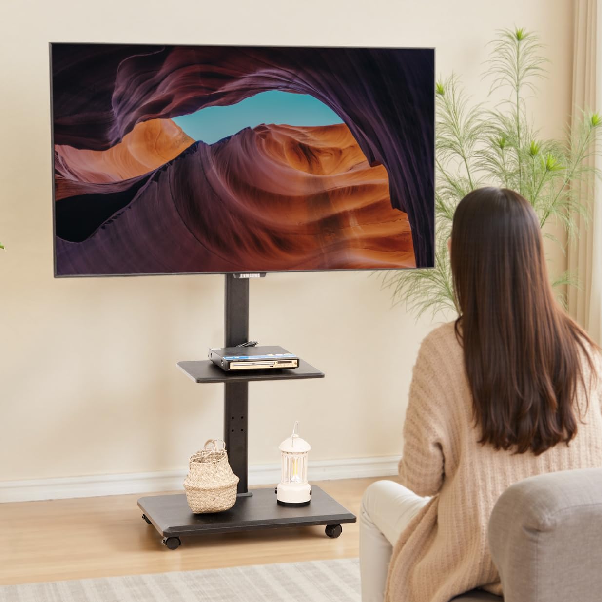 快適＆スタイリッシュ！Qucoverテレビスタンドで実現する極上リビング